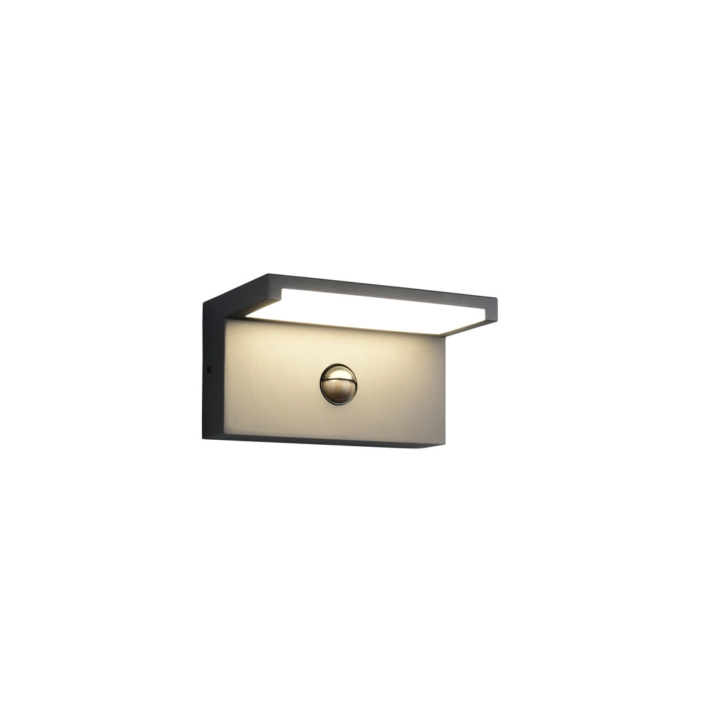Modern wall lamp Ravi anthracite with sensor Trio 4017807686890