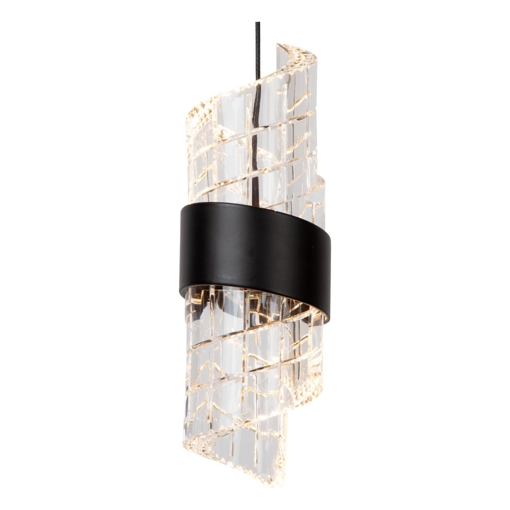 Design pendant lamp Kligande 5-light black round Lucide 5411212134639