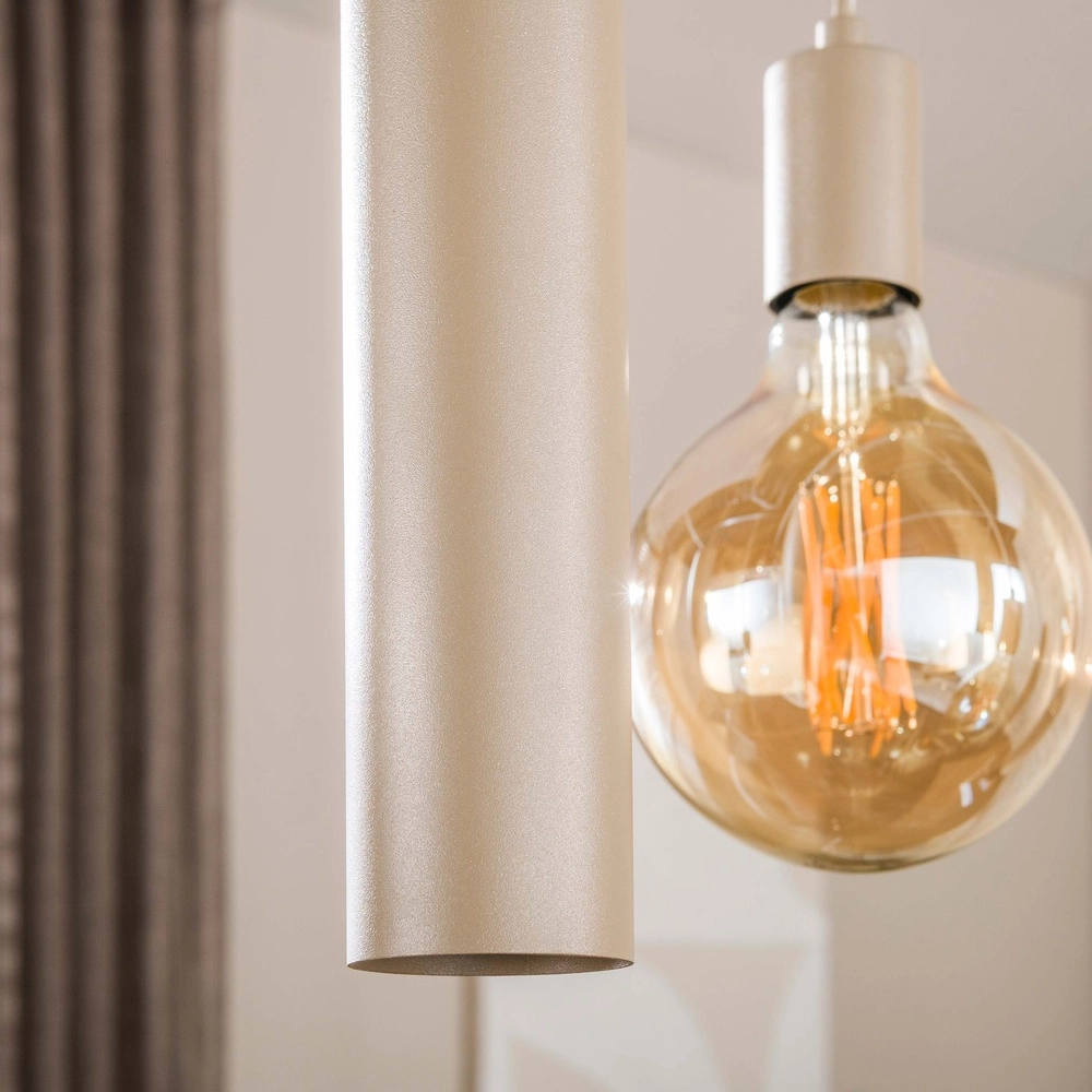 Design hanglamp Senso 7-lichts zand bruin Lyora 8716803515017