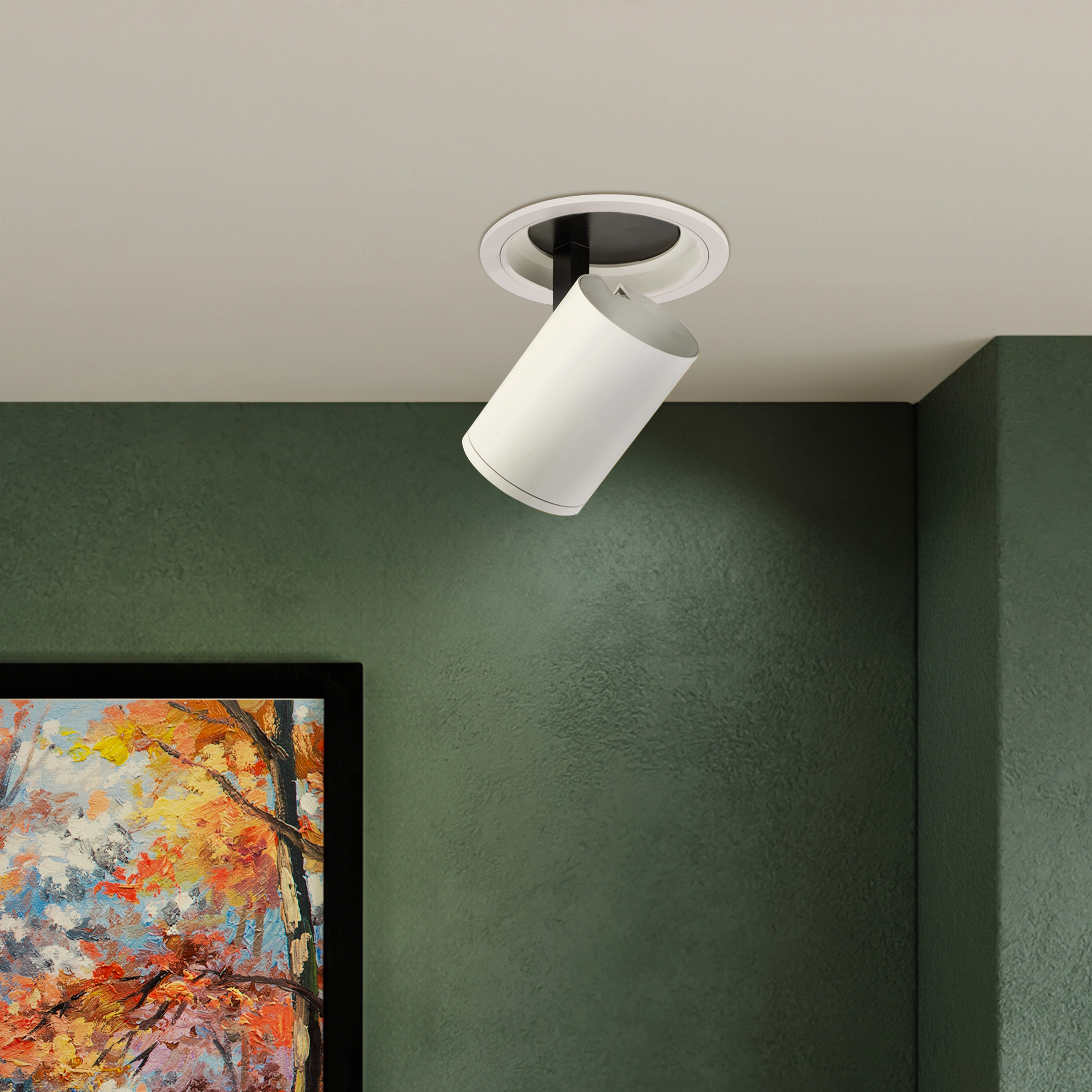 Recessed spotlight Polo white with edge Lyora 5053423275567