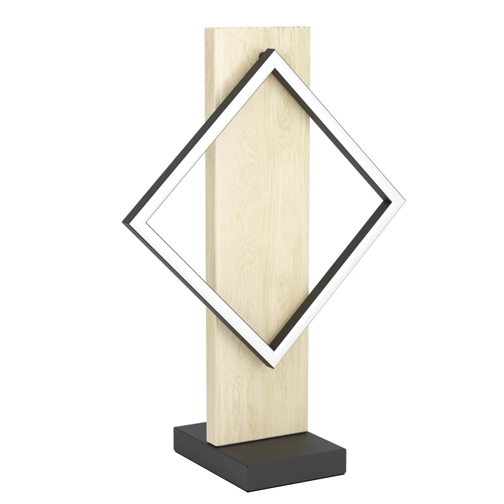 Design table lamp Boyal black with wood