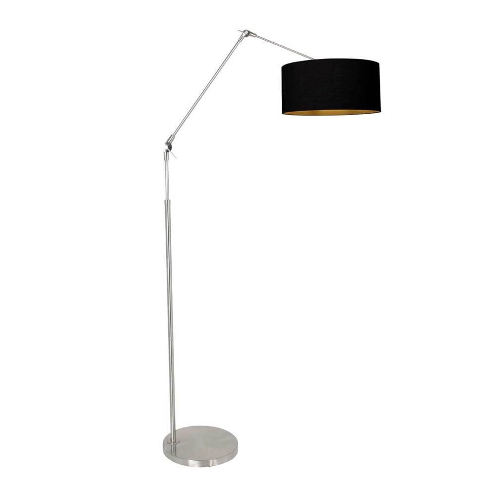 Floor lamp Prestige Chic metal with black shade