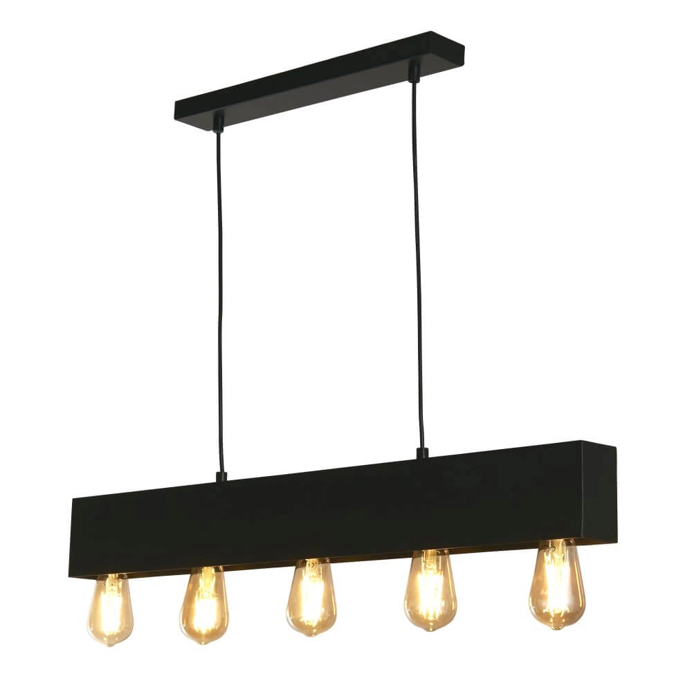 Pendant lamp Piano 5-light Searchlight 5053423250502
