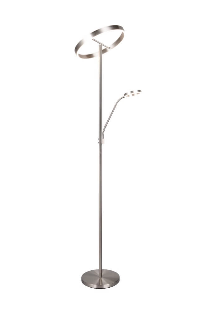 Design reading lamp Willis Stainless Steel - 180cm Trio 4017807618129