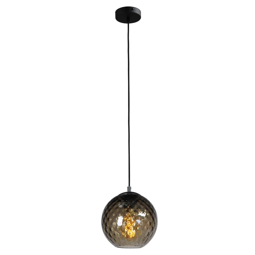 Black hanging lamp Baloton 25cm