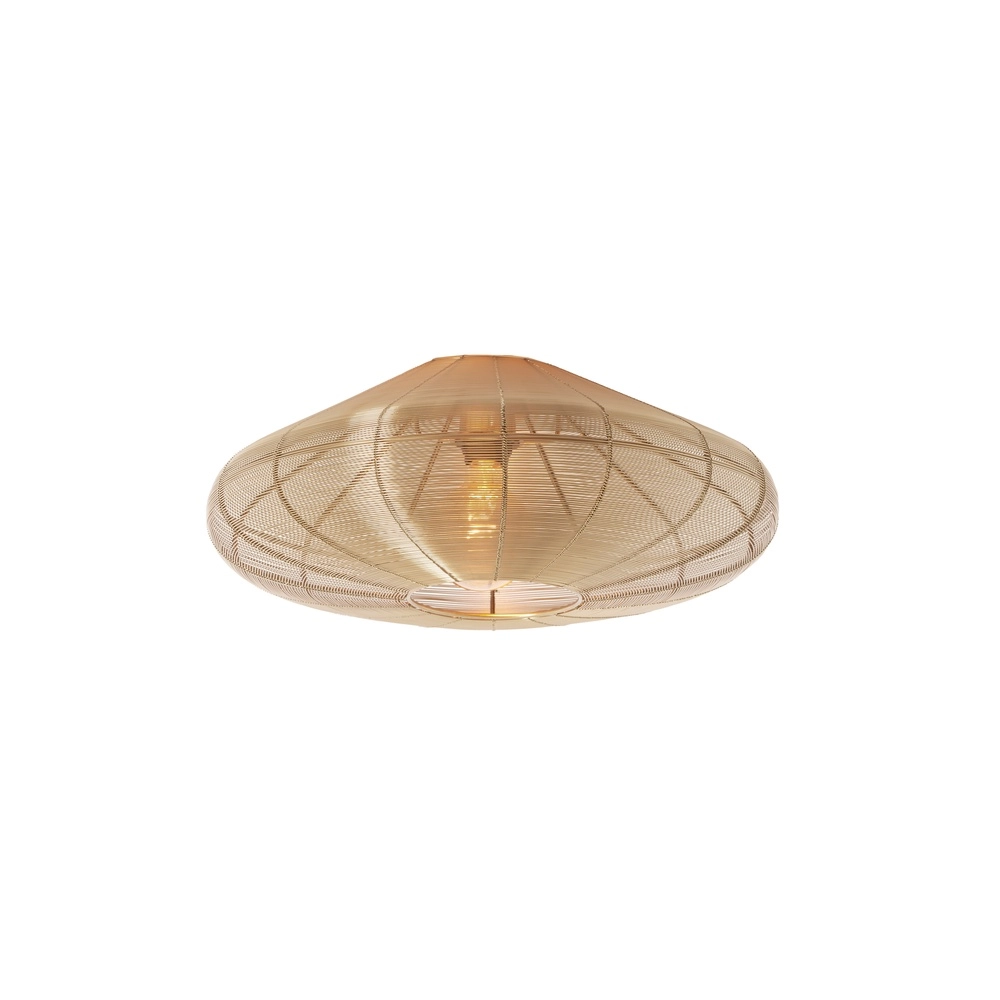 Metal ceiling lamp Bahoto Ø 51cm - light gold Light & Living 8717807706074