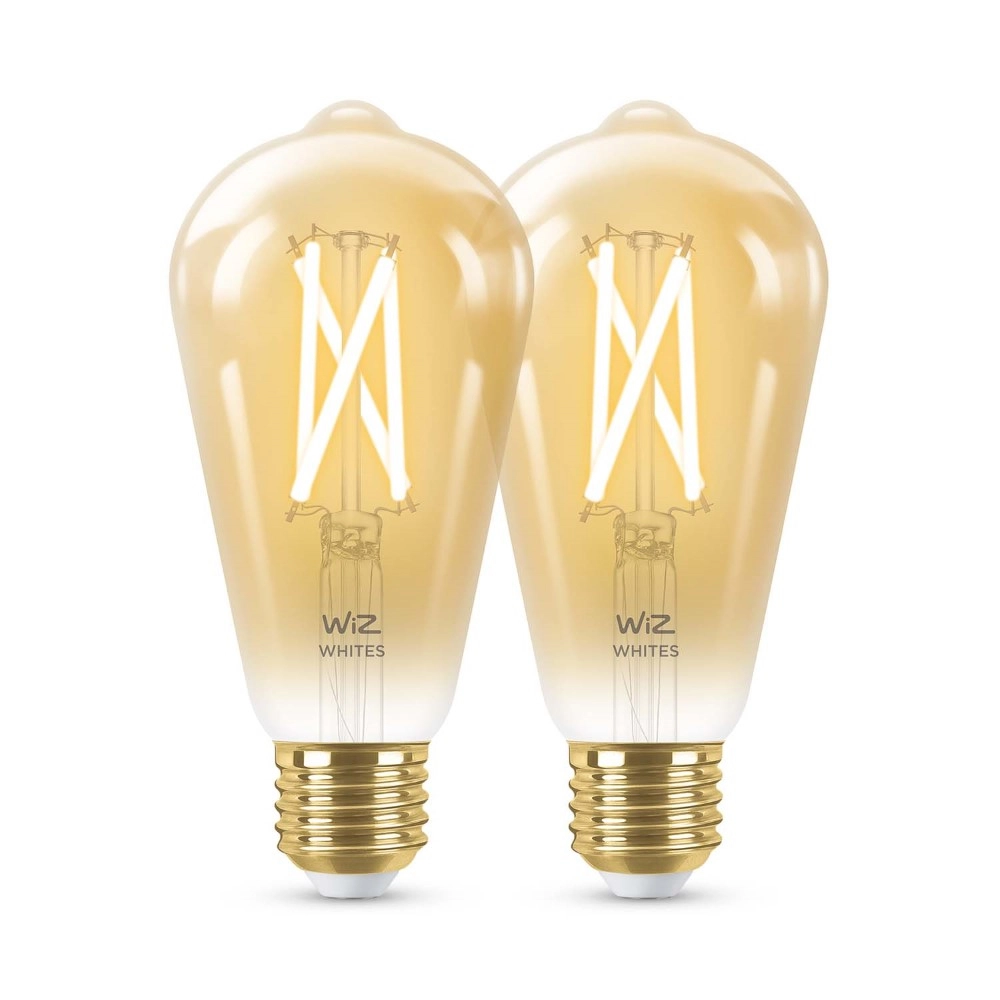 Set of goldline lamp bulbs WiZ - 2x 6,7W - E27 - Led