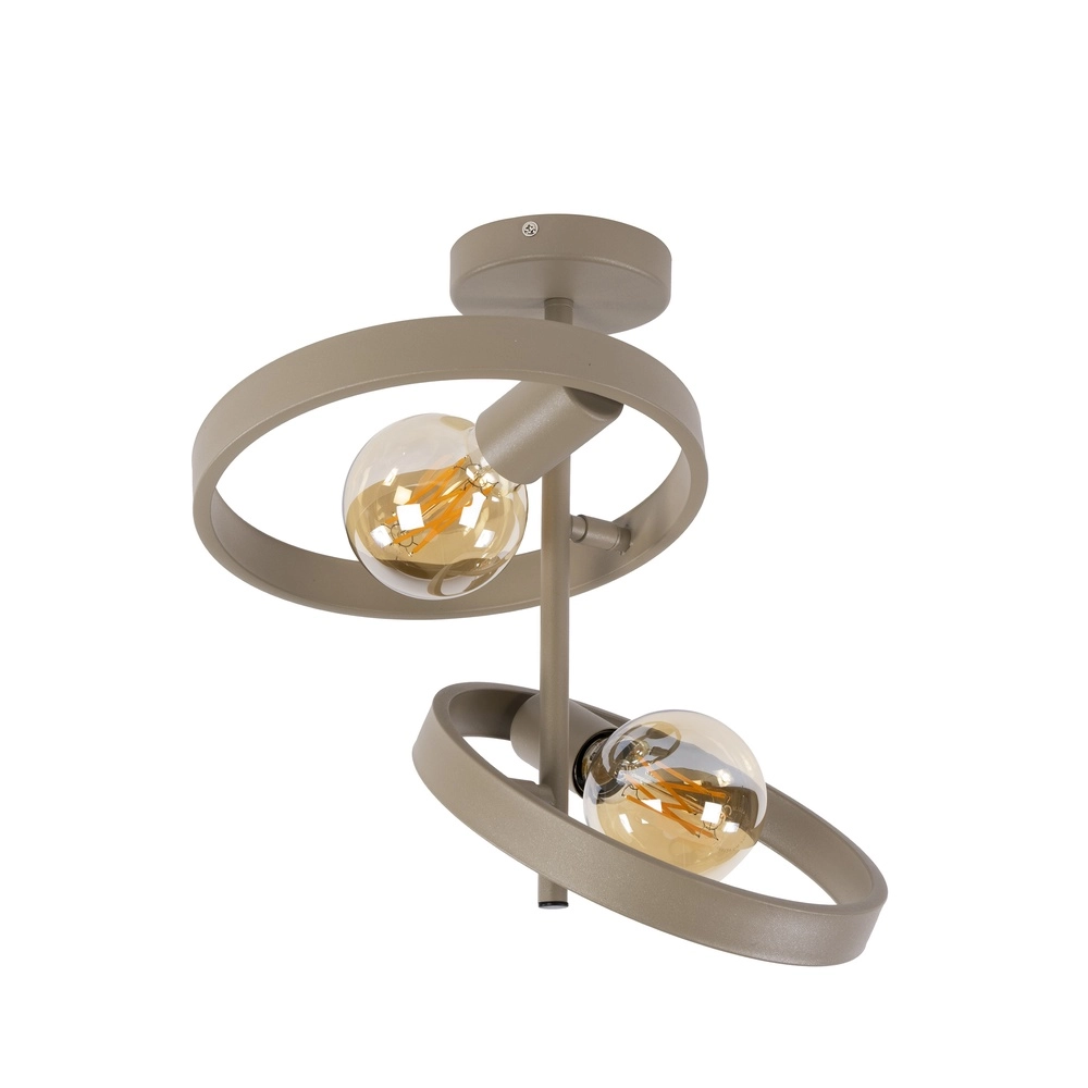Rings ceiling lamp Hover sand - 2x E27 Lyora 8716803513334