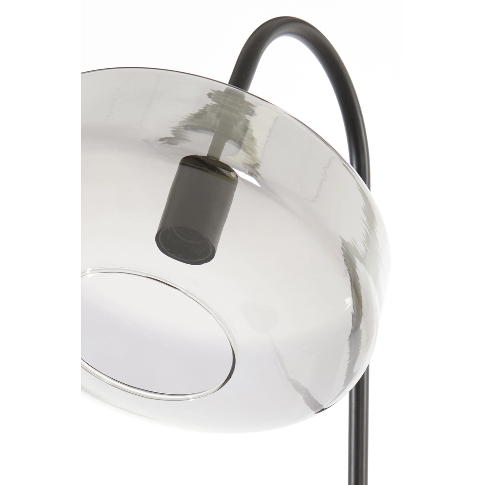 Glass floor lamp Solna Black Light & Living 8717807696566