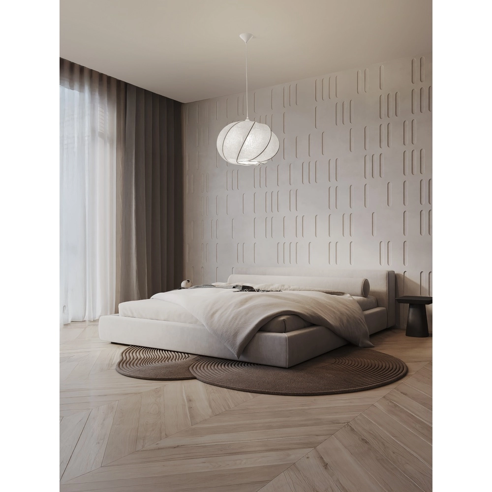 Pendant lamp Bora white Ø 55cm Lyora 5212017477446