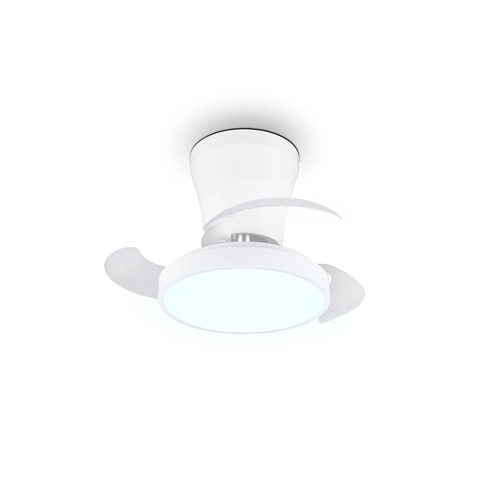 Small fan Moss white Ø 22cm Trio 4017807688924