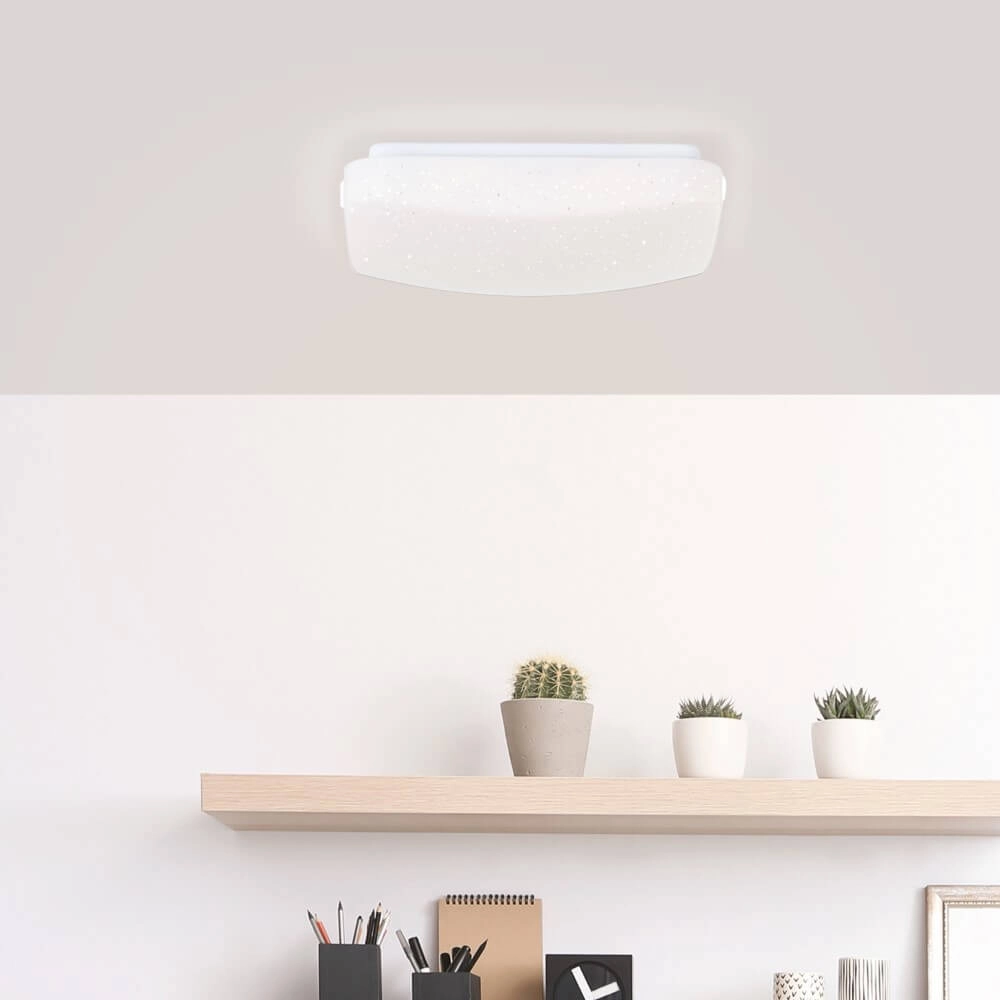 Ceiling light Farica Starry 22cm - 3000K with star function Brilliant 4004353410420