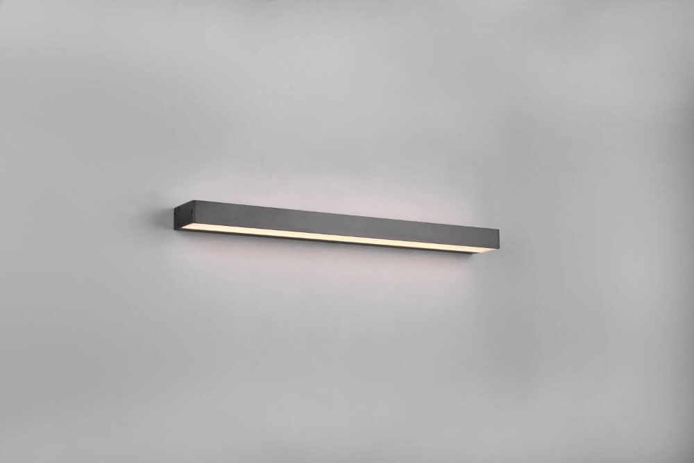 Wall lamp Rocco 60cm black Trio 4017807507911