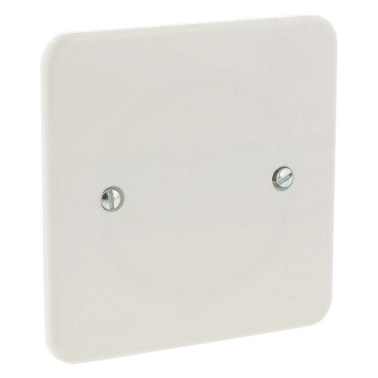 Blanking plate for junction boxes met schroefklemmen