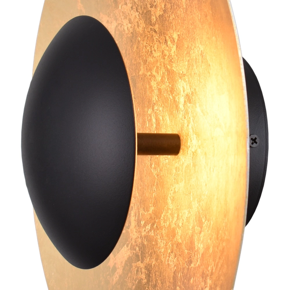 Wall lamp Zyan black with gold Masterlight 8718121207490