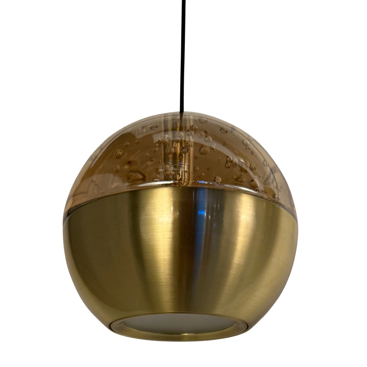 Led pendant Belluno brass with glass Steinhauer 8712746183917