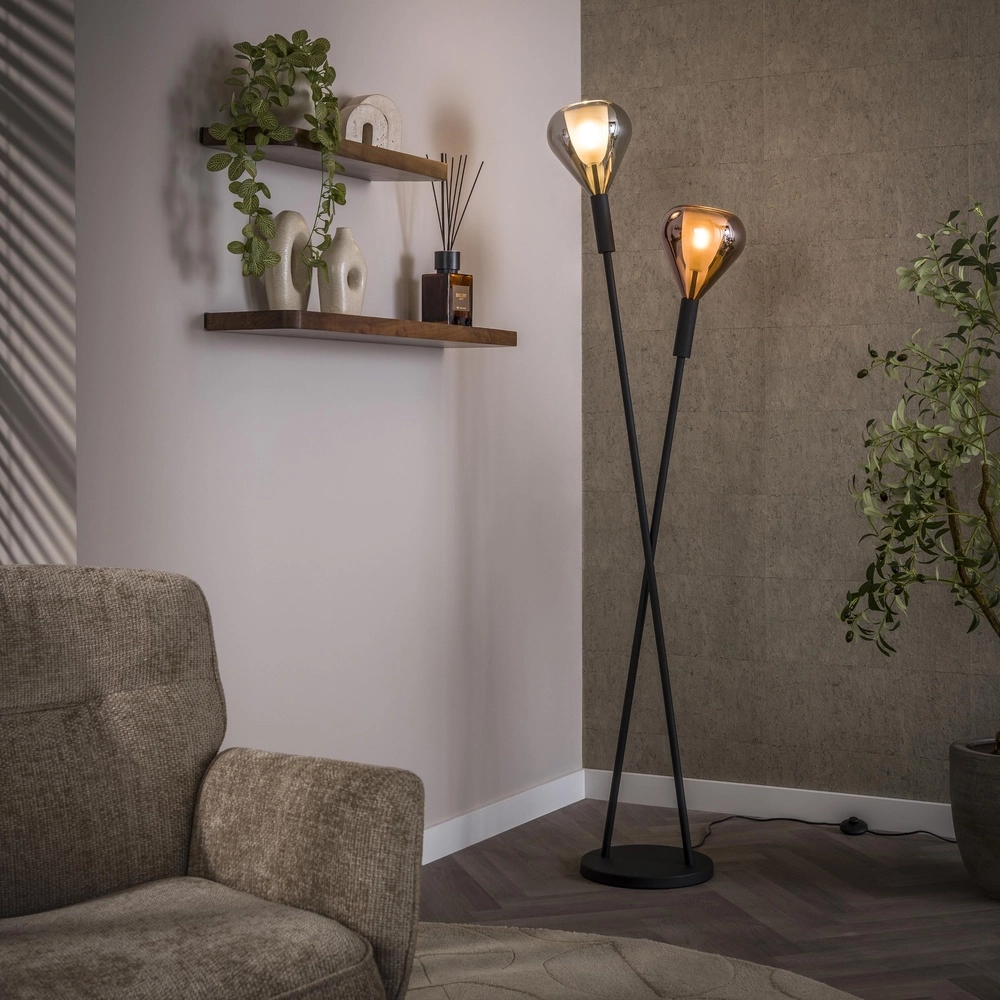 Glass floor lamp Wings