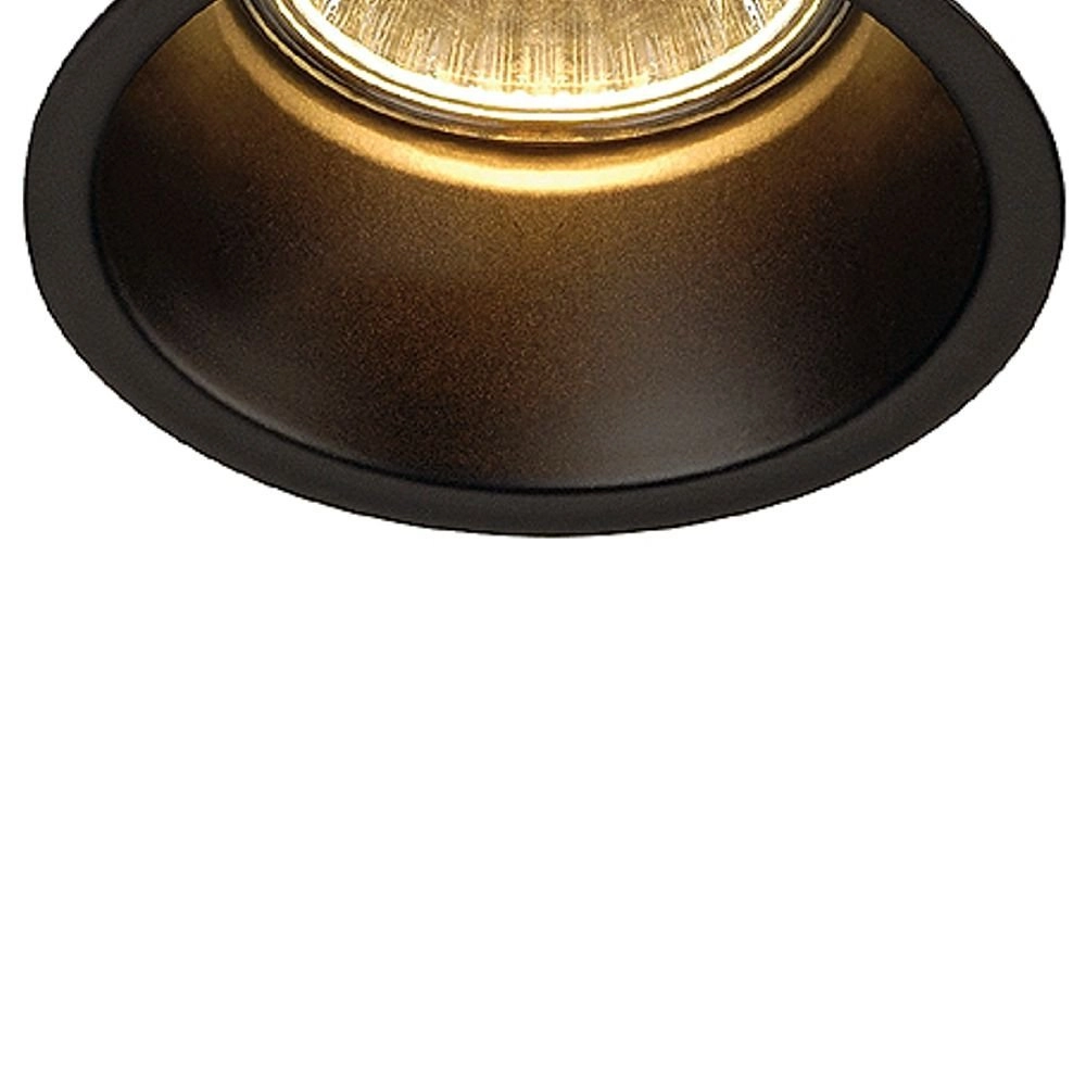 Recessed spotlight Horn GU10 black SLV 4024163139649