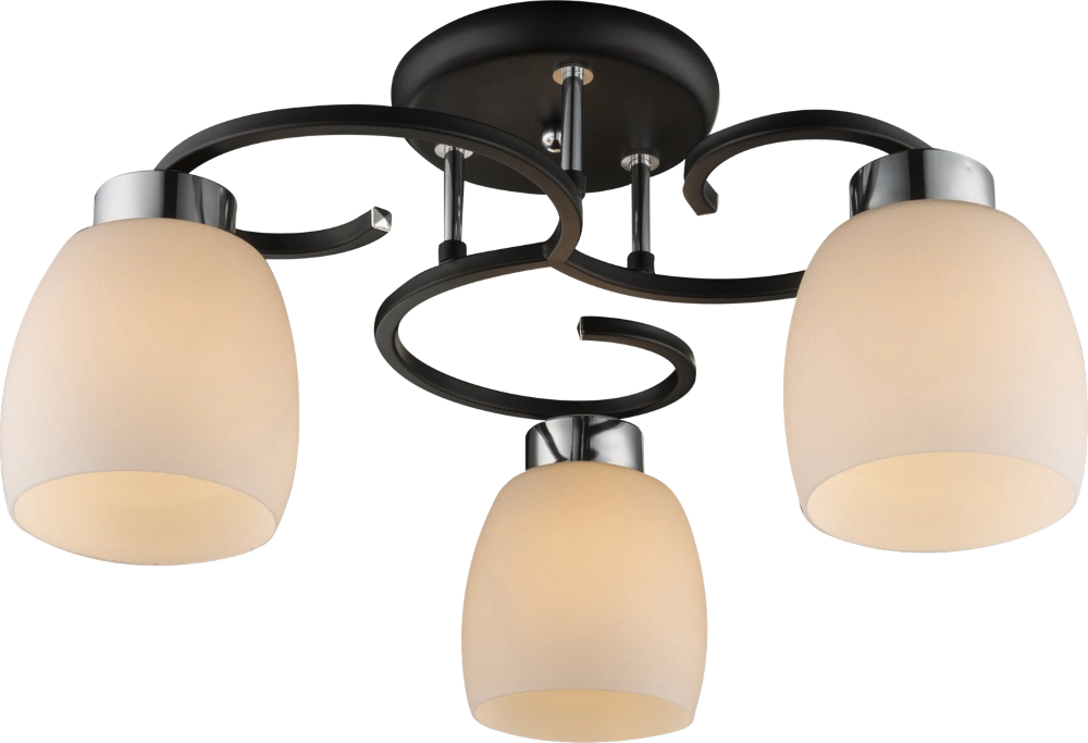 Ceiling lamp Pessoa Iv Black Globo 9007371329045