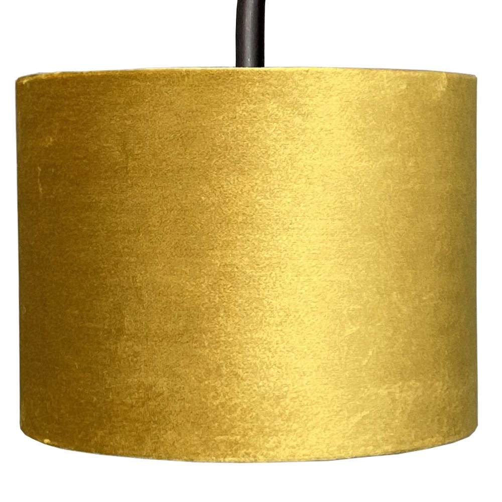 Black wall lamp Venus with gold-colored lampshade Masterlight 8718121251189