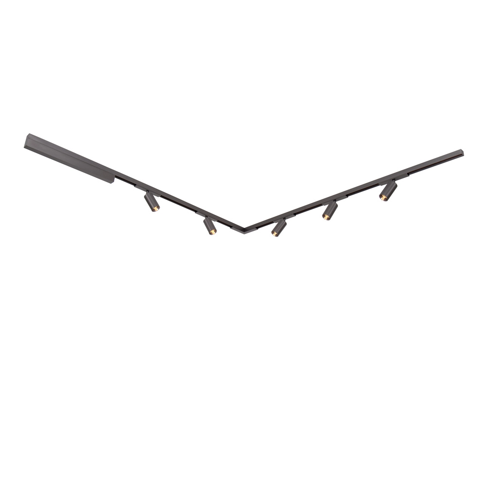 1-fase railspot Linial Bix mat zwart chroom Premium by Lucide 5411212552181
