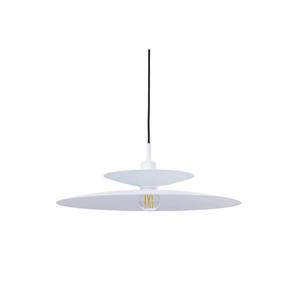 Pendant lamp Linares umbrella white Ø 50cm Artdelight 8720701101692
