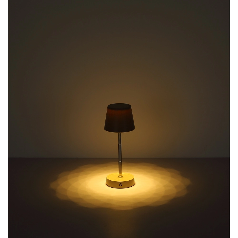 Modern table lamp Carlos Sand Brown Rechargeable Globo 9007371453061