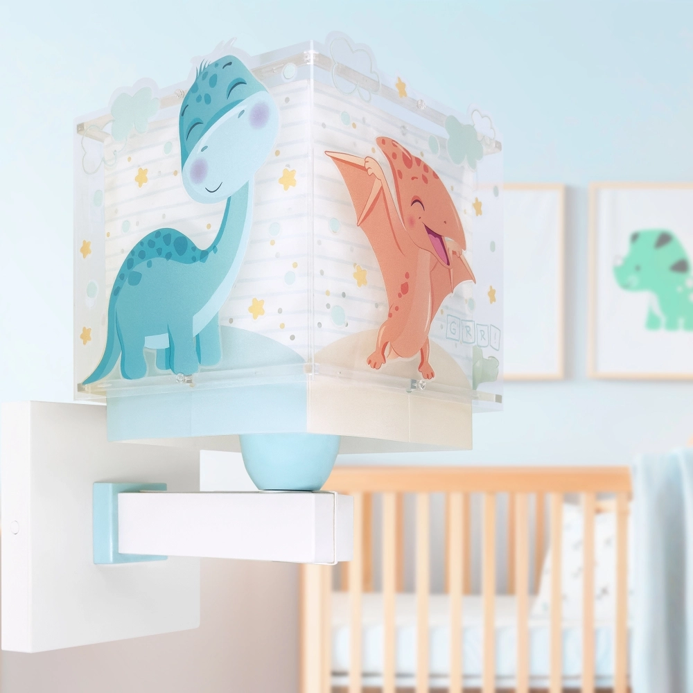 Wall lamp Baby Dinos blue Dalber 8420406634593