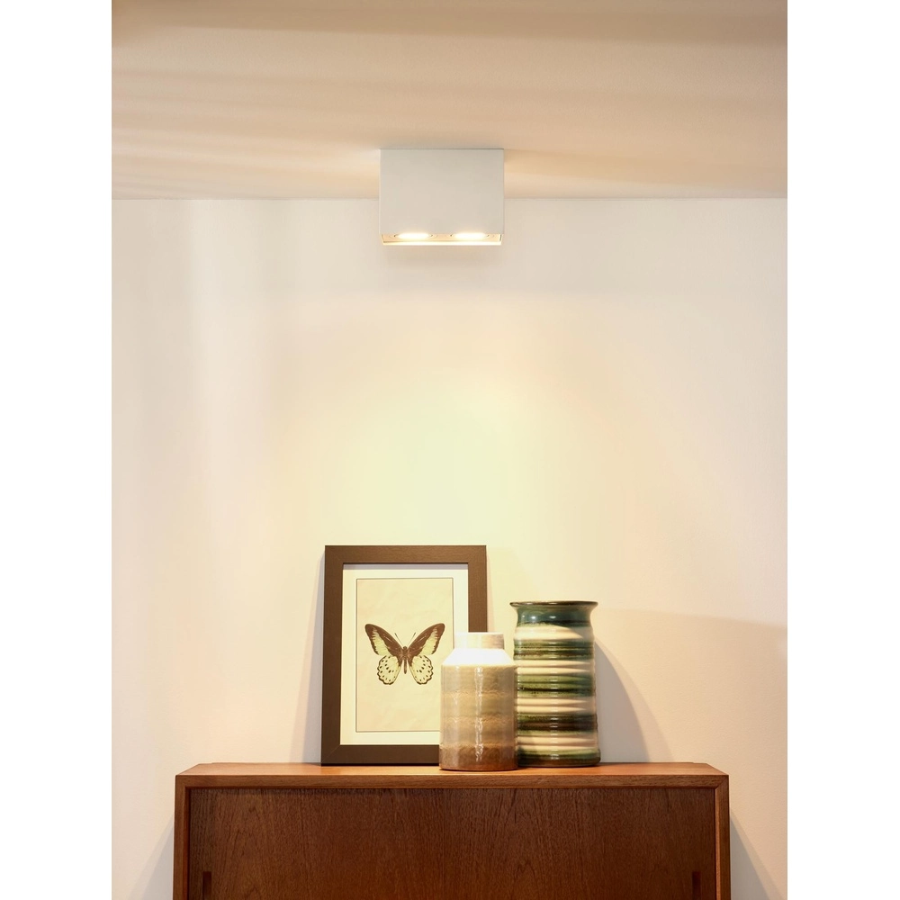 Surface-mounted ceiling spot Tube rectangle white Lucide 5411212220950