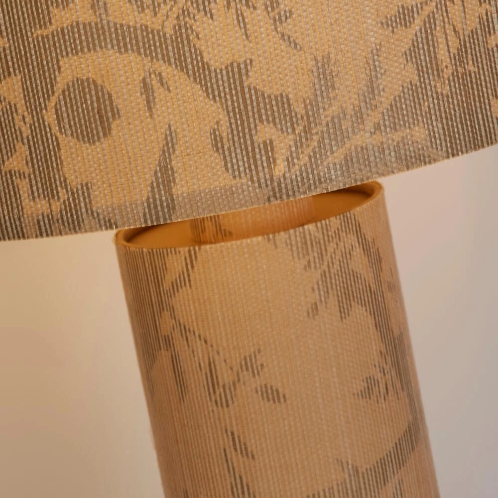 Country table lamp Isla brown Searchlight 5053423274126