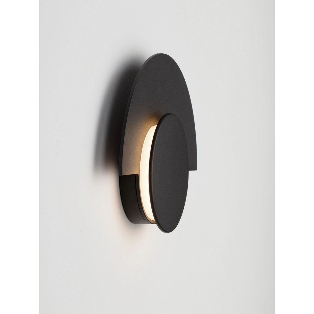 Modern wall lamp Gloo black - 3000K Lyora 5212017497253