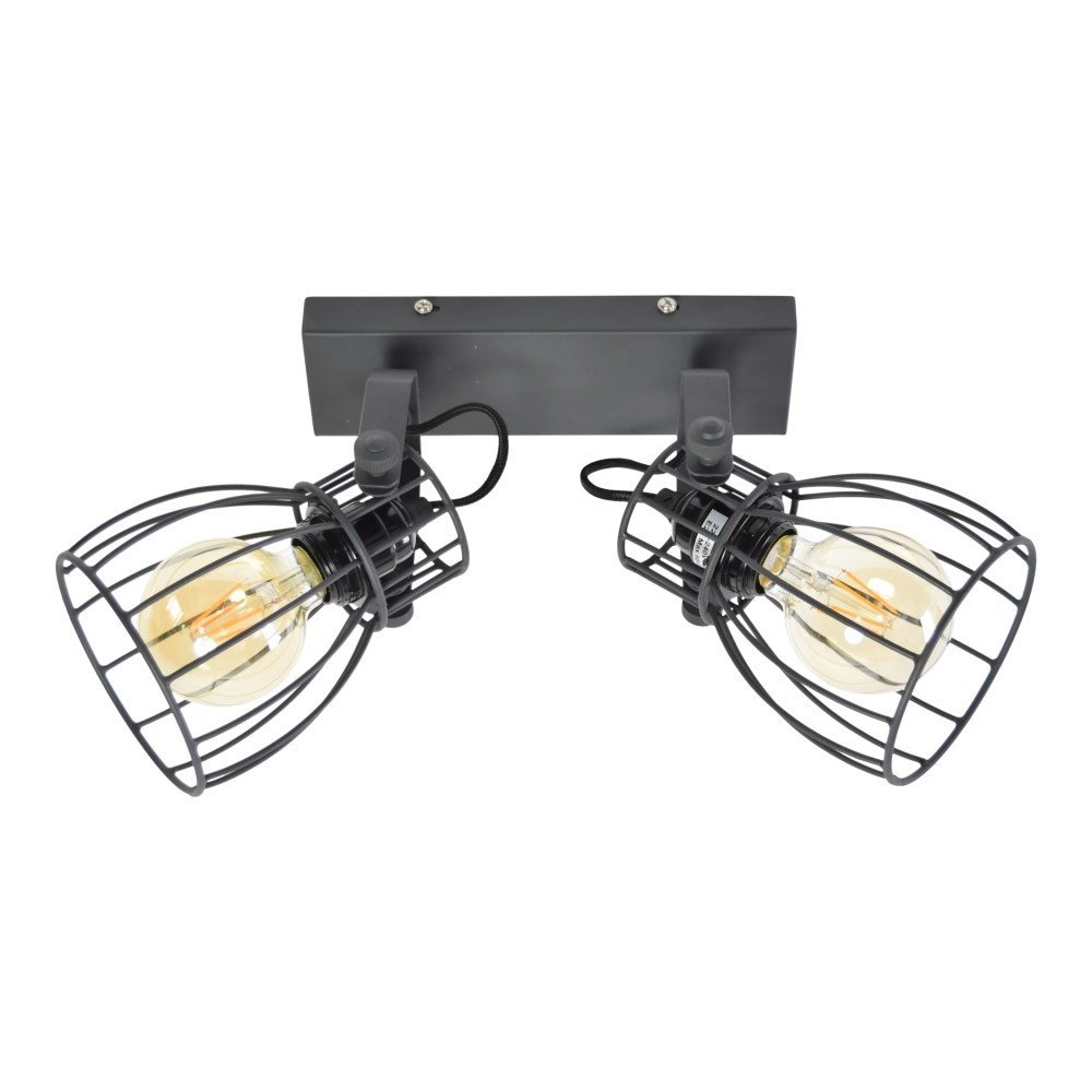 Ceiling light Wire 2-light black