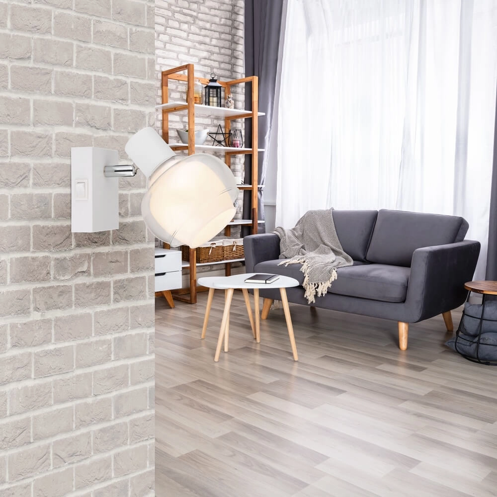 White wall lamp Tokki ankle Globo 9007371458035