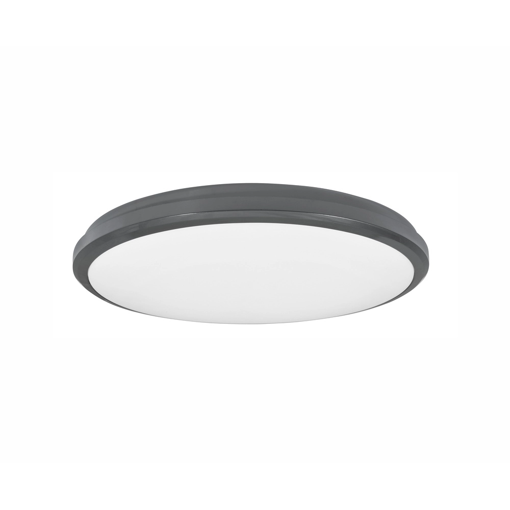 Round ceiling lamp Tommy Ø 32cm grey