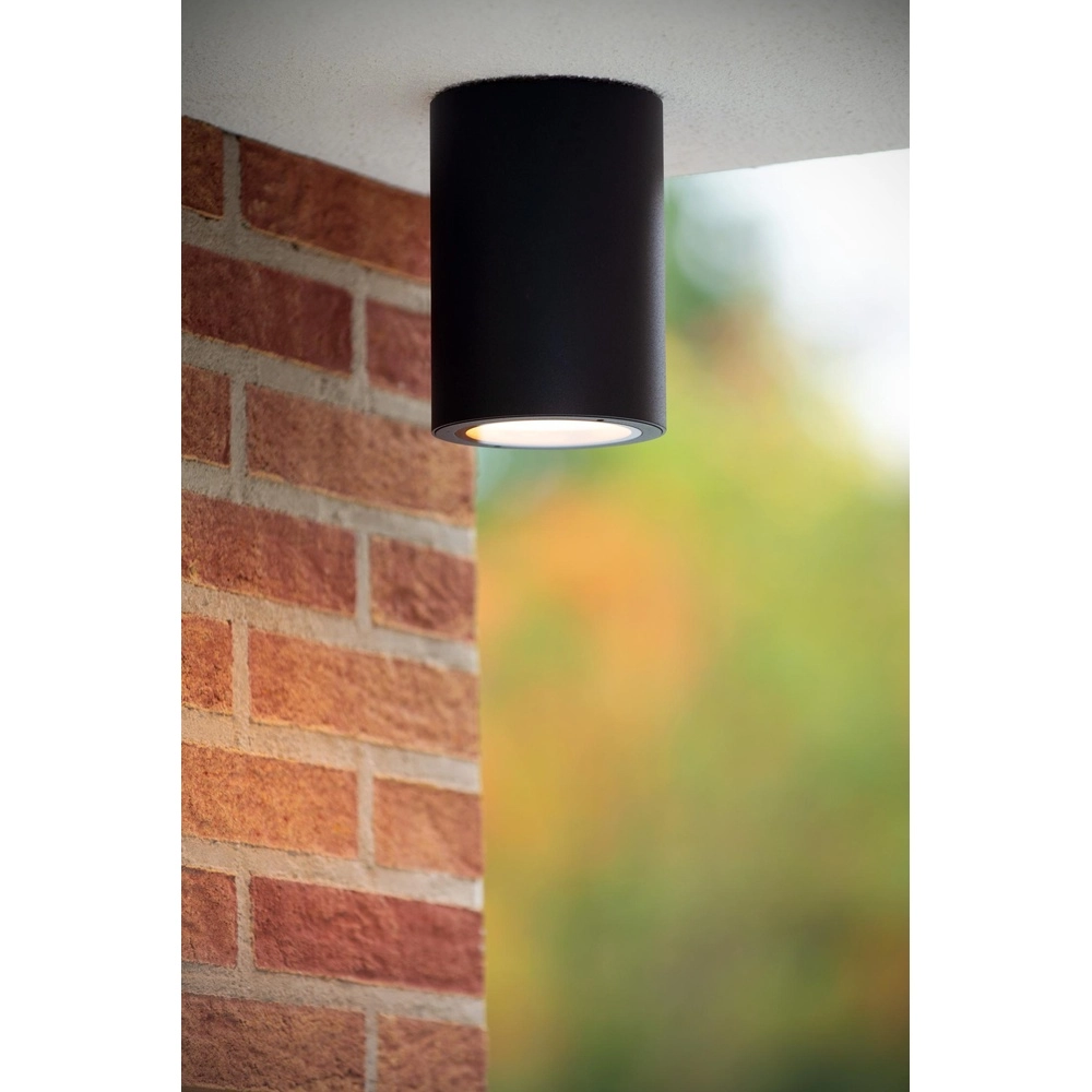 Ceiling spotlight Volantis black IP54 Lucide 5411212272034