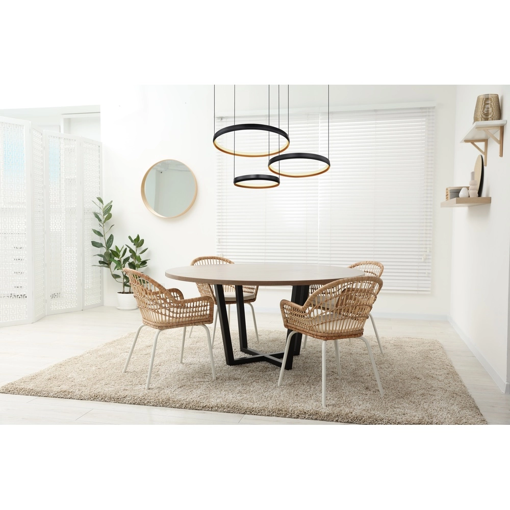 Black pendant lamp Halli Design Globo 9007371434657