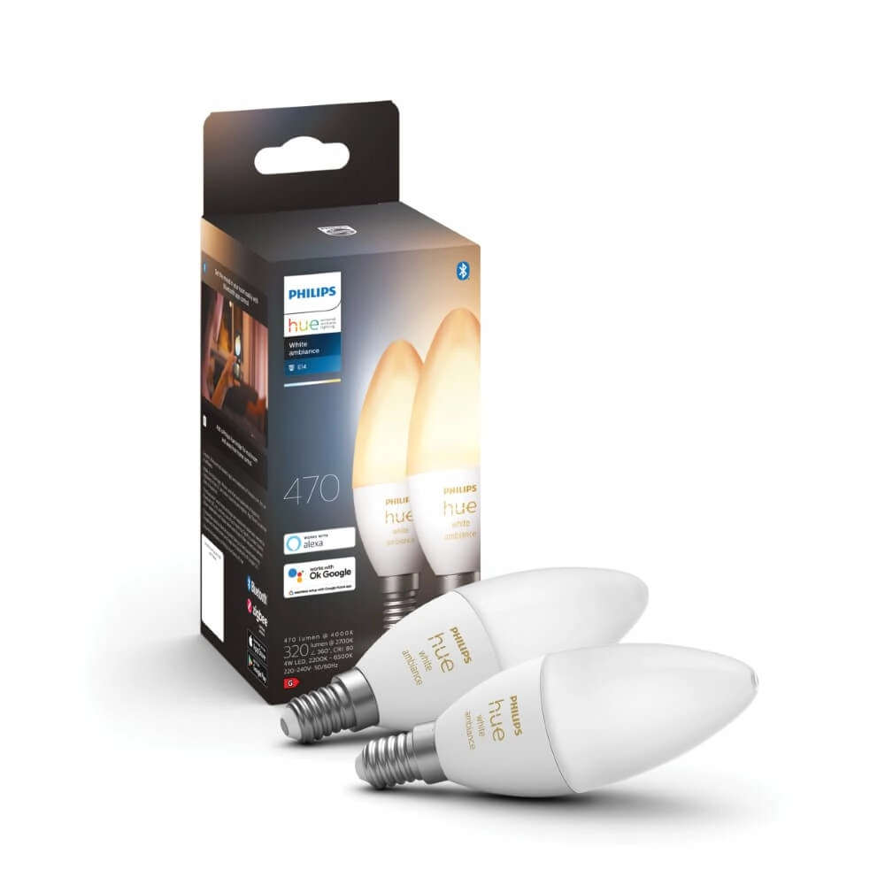Hue - E14 - 5W - White Ambiance set of 2 Philips 8719514356733