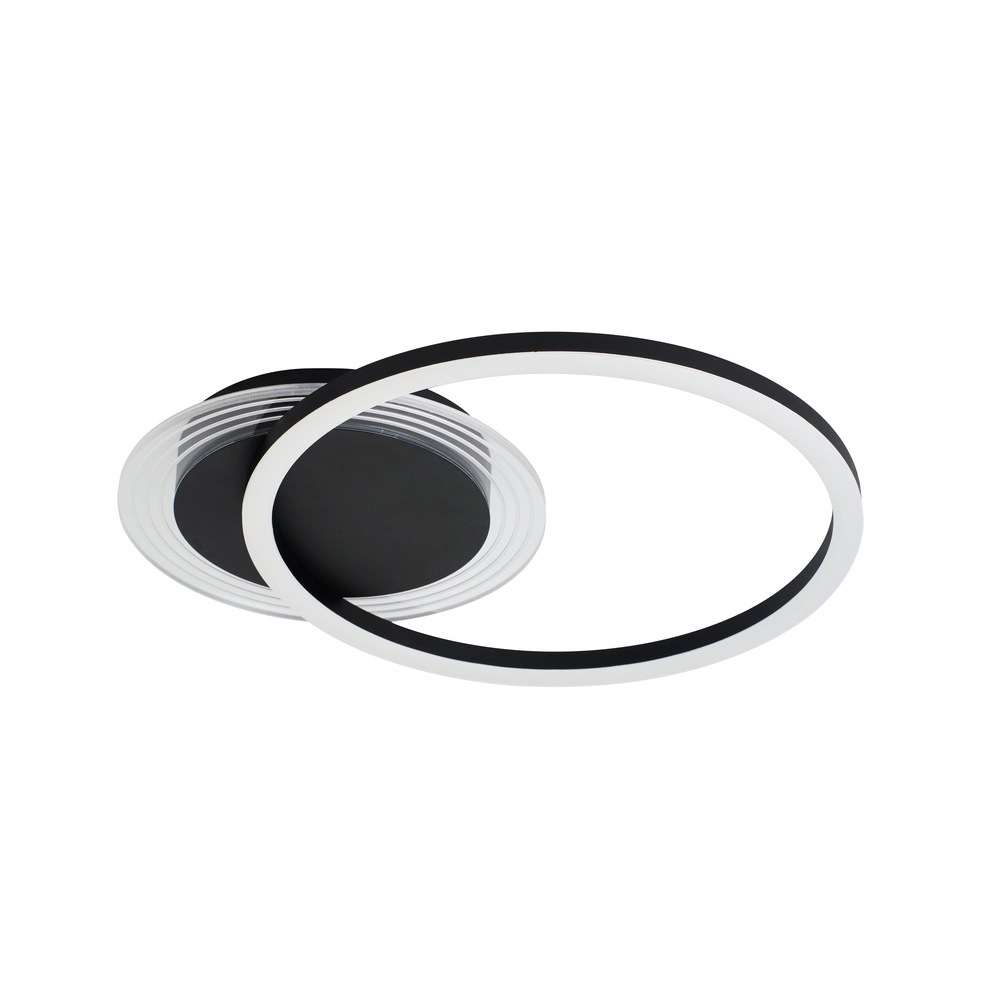 Ceiling lamp Contour black single Searchlight 5053423298757