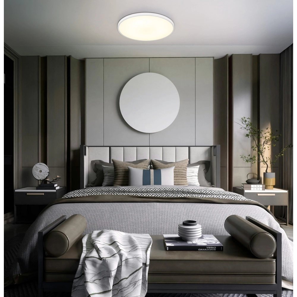 Ceiling light Nielsen white Ø 40cm Globo 9007371487226