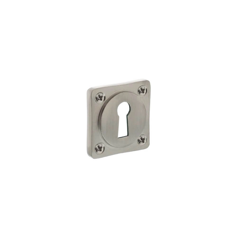 Key rosette Basic nickel matt