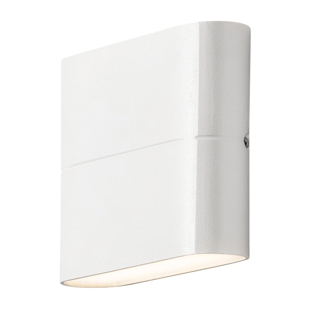 Flat up and down lighter Chieri 11cm white