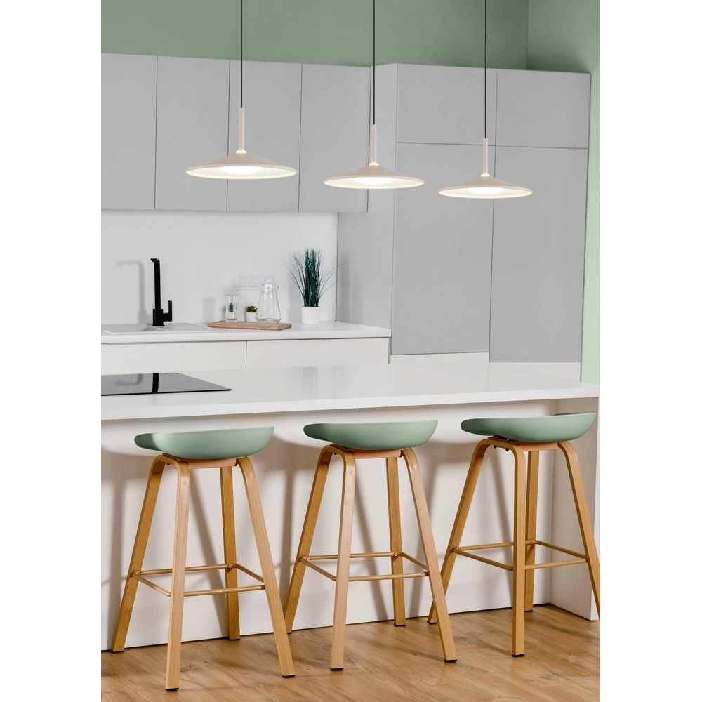 3-light pendant lamp Lampone Design sand brown Globo 9007371572366