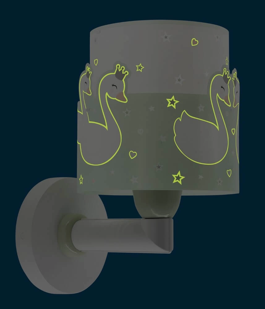 Children's room wall lamp Sweet Love soft green Dalber 8420406617176