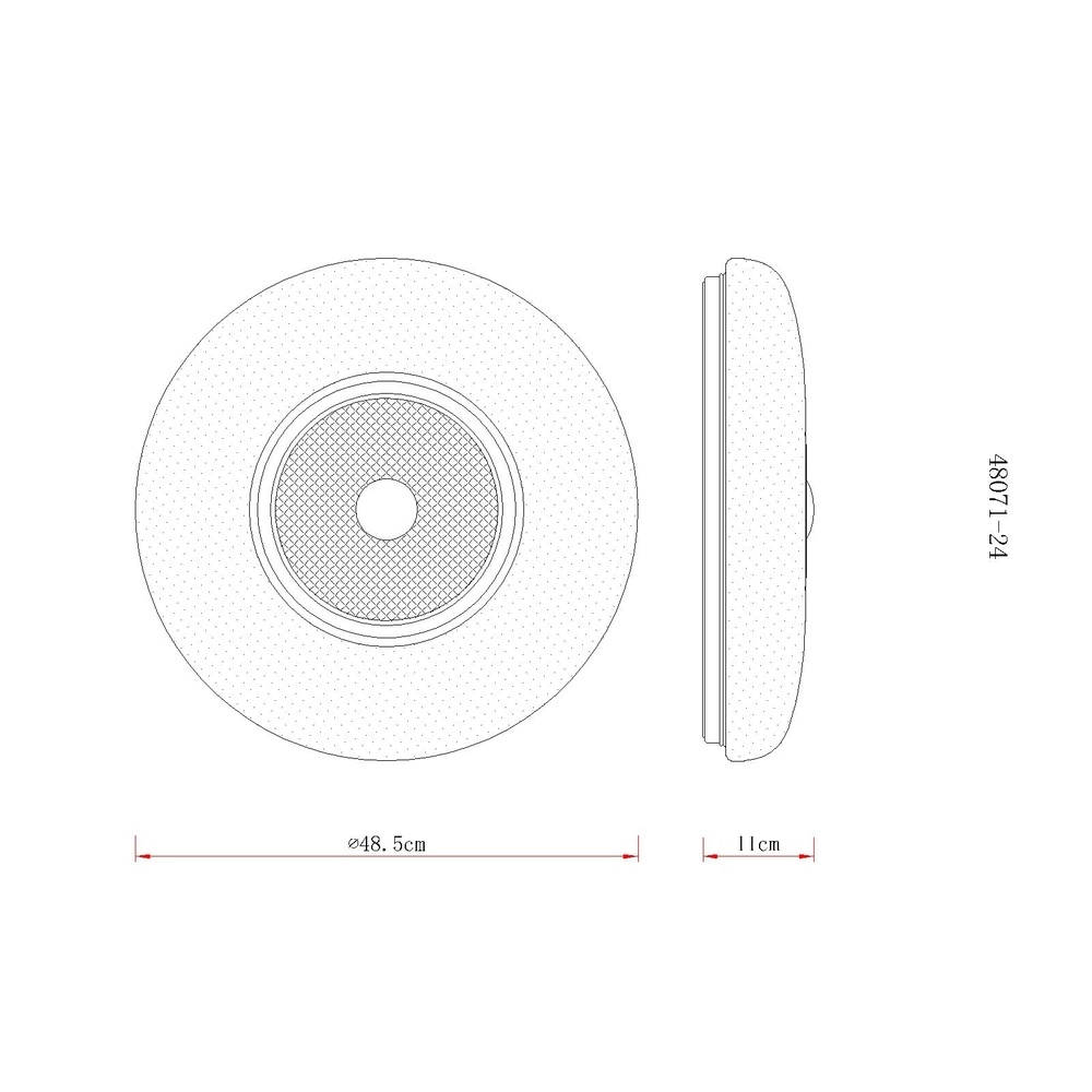 Ceiling lamp Graham white Ø 48,5cm Globo 9007371578757