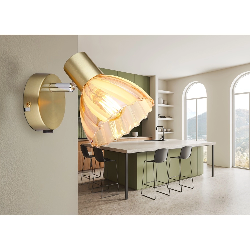 Wall lamp Zachery Gold Globo 9007371531493
