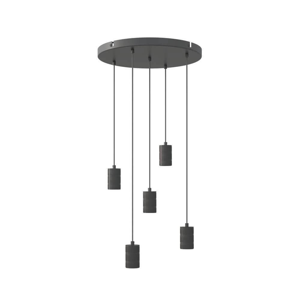 Pendant lamp Retro 5-light