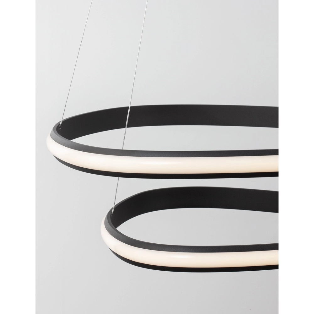 Design pendant lamp Aries black Ø 59cm Lyora 5212017419835