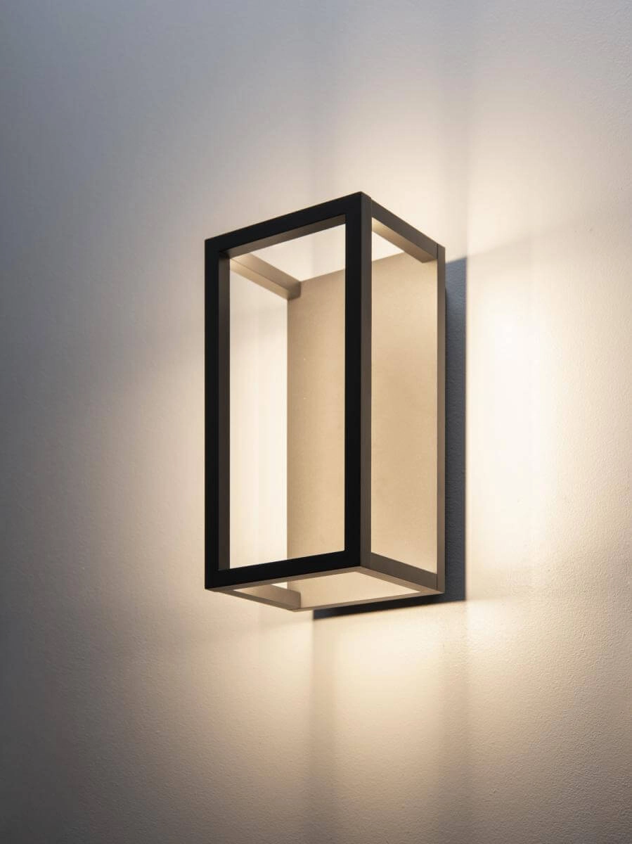 Sleek outdoor lamp Quadrulo with LED SLV 4024163252843