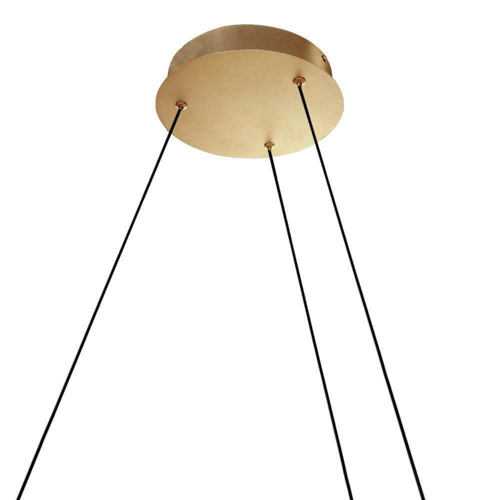Design pendant lamp Ringlux gold Ø 80cm Steinhauer 8712746171587
