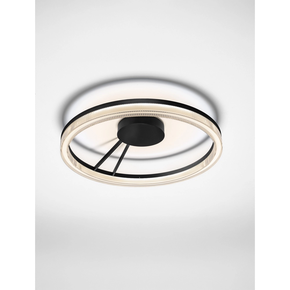 Black ceiling lamp Lonela design